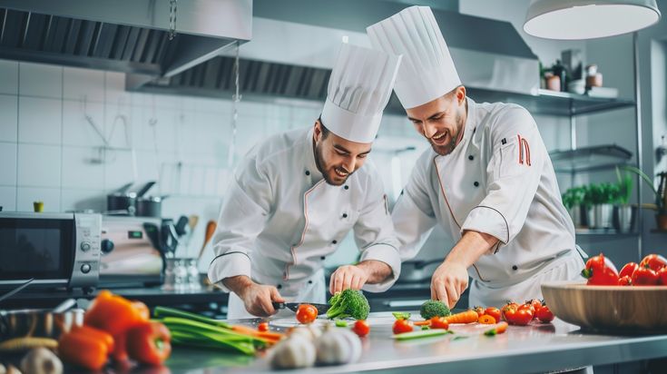 Chef preparing food