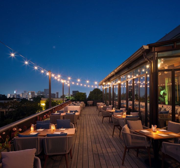 Restaurant patio